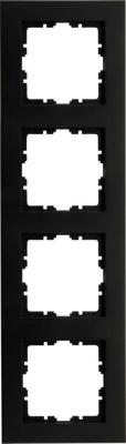 Enzo Kopp hk07 pure mat zwart 4 voudig afdekraam - 4624730