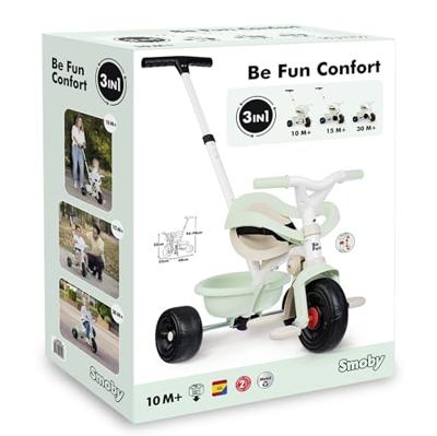 BE FUN comfort driewieler E SMOBY groen
