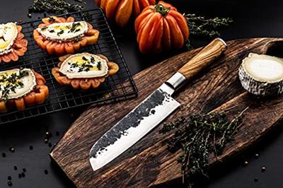FORGED - Olive Forged - Santoku 18cm Olijfhout - thumbnail