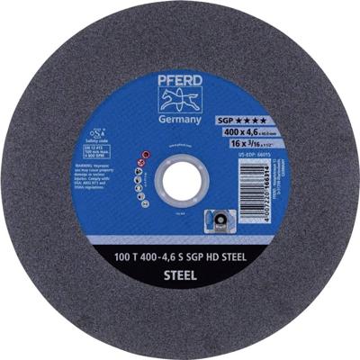 PFERD TOOLS 100 T 400-4,6 S SGP HD STEEL/40,0 66324140 Doorslijpschijf recht 400 mm 10 stuk(s) Getemperd staal, Staal