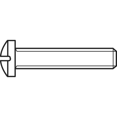 TOOLCRAFT 827126 Lenskopschroeven M2 5 mm Kruiskop Phillips DIN 7985 Staal Galvanisch verzinkt 100 stuk(s)