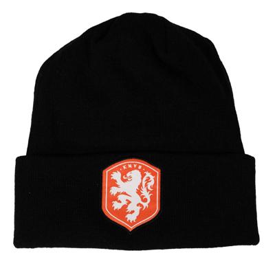 KNVB Muts Logo Zwart Oranje Wit KNVB Muts Logo Zwart Oranje Wit
