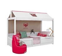 Lifetime 4-in-1 bed met dakframe voor stofdak - thumbnail