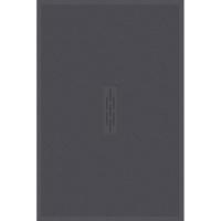 Kinedo Kinemoon style douchebak - 160x100cm - inbouw/opbouw - zaagbaar - mineraalcomposiet antraciet rd778a - thumbnail