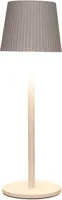 Anna's Collection draadloze tafellamp ribbel 27,5 x 9cm, mat wit - thumbnail