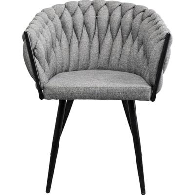 Kare Design Dean Stoel met armleuningen grijs