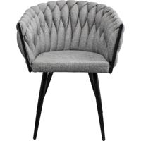 Kare Design Dean Stoel met armleuningen grijs - thumbnail