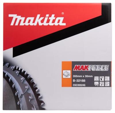 Makita Accessoires Cirkelzaagblad Hout 355X30X3,0 24T 20G - B-32188