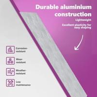 VidaXL Trap tread rechthoekig 2 pcs zilver 50 x 25 cm aluminium - thumbnail