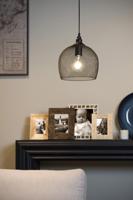Lucide MESH - Hanglamp - Ø 22 cm - 1xE27 - Zwart - thumbnail