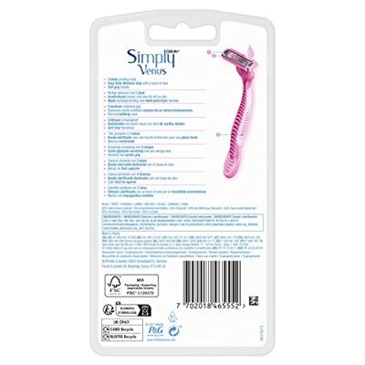 Gillette Gillette Simply Venus 3 - 4 Wegwerpmesjes