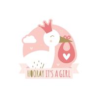 Huldeschild - Newborn baby girl - thumbnail