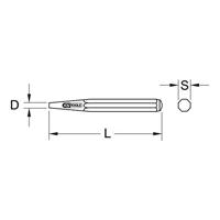KS Tools Doordrijver, 8-kant, vormD, Ø 7 mm 1620347 - thumbnail