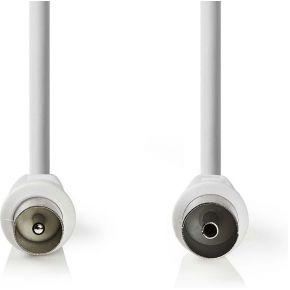 Coaxkabel 90 dB | IEC (Coax) Male - IEC (Coax) Female | 10 m | Wit