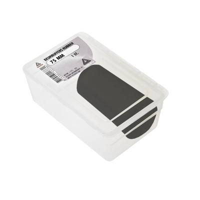Deurbuffers rubber 75mm zwart 1st Deltafix - Deltafix