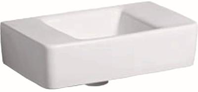 Geberit Renova Plan fontein compact zonder kraangat zonder overloop 40x25x15cm wit 272141000