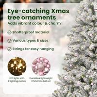 VidaXL Kunstkerstboom met 300 led groen en wit 300 cm pvc en metaal - thumbnail