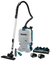 Makita DVC660PT2 Accu Rugstofzuiger voor Schoonmaak 2x18V 5.0Ah - thumbnail