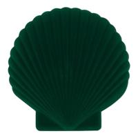 Schelp sieradendoosje - Groen - thumbnail