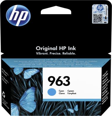 Originele inkt cartridge HP 963 Cyaan