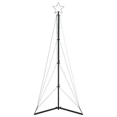 VidaXL Led-kerstboom 363 leds koud wit 182 cm