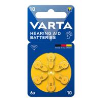 Varta Knoopcel ZA10 1.4 V 6 stuk(s) Zink-lucht Hearing Aid Batteries 10 Bli 6 - thumbnail