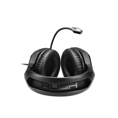 Rush ER30 - Gaming Headset - Hoofdtelefoon ( oorkap ) - Zwart/RGB Rush ER30 - Gaming Headset - Hoofdtelefoon ( oorkap ) - Zwart/RGB