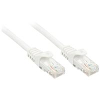 LINDY 48205 RJ45 Netwerkkabel, patchkabel CAT 6 U/UTP 5.00 m Wit Vergulde steekcontacten 1 stuk(s) - thumbnail