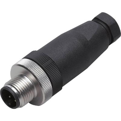 ifm Electronic E12266 Sensor/actuator connector, niet geassembleerd Aantal polen (sensoren): 4 Stekker, recht 1 stuk(s)