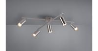 Trio PlafondspotsMarley 5-lichts nikkel mat - 612400507 - thumbnail