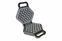 Unold Bobby Wafelijzer CoolTouch-behuizing, Anti-aanbaklaag, Automatische temperatuuraanpassing Zwart, RVS (geborsteld) - thumbnail