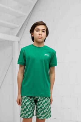 Kenzo Small Logo T-Shirt Kids Groen - Maat 7/8 jaar - Kleur: Groen | Soccerfanshop