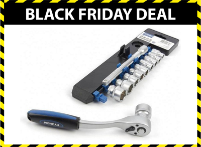 HYUNDAI - Dopsleutelset 3/8 12-delig HYUNDAI - Dopsleutelset 3/8 12-delig