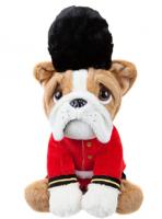 Kamparo hondenknuffel Bulldog als Royal Guard 20 cm bruin - thumbnail