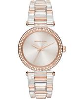 Horlogeband Michael Kors MK4318 Kunststof/Plastic Transparant 21mm - thumbnail