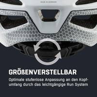 Olympic Sportswear Alpina sports mtb helm mythos reflective 52-57 wit - thumbnail