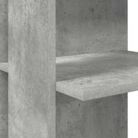 Hoekbureau Beton Grijs 140 x 113,5 x 75 cm Bewerkt hout - thumbnail