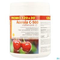 Acerola Vitamine C 500 120+30 Kauwtabletten Gratis - thumbnail