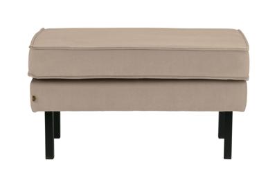 WOOOD Hocker 'Rodeo' Velvet, kleur Khaki