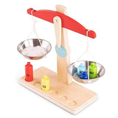 New Classic Toys houten weegschaal - thumbnail
