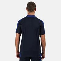 Ragetta RG1740 Contrast Coolweave Polo - Seal Grey (Solid)/Black - XL - thumbnail