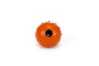 Beeztees massief rubberbal 5 cm oranje - thumbnail