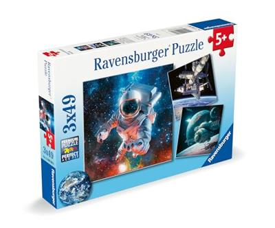 Ravensburger Legpuzzel ruimte, 3x49st.