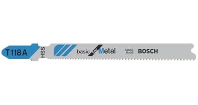 Bosch Professional T118A Decoupeerzaagbladen Basic for Metal VE=5 - 2608631013