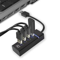 ACT USB Hub 3.2, 4x USB-A, zwart - thumbnail