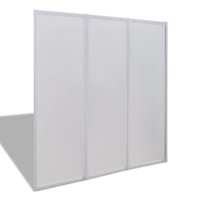 VidaXL Badscherm 3 panelen vouwbaar 117 x 120 cm VidaXL Badscherm 3 panelen vouwbaar 117 x 120 cm