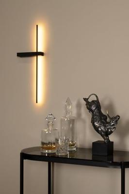 Lucide SEGIN - Wandlamp - LED - 1x6W 2700K - Zwart