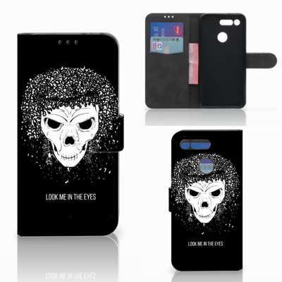 Telefoonhoesje met Naam Honor View 20 Skull Hair Telefoonhoesje met Naam Honor View 20 Skull Hair