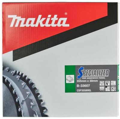 Makita Accessoires Cirkelzaagblad Sandwichpaneel | Specialized 355x30x2,6 80T 0g - B-33607 B-33607