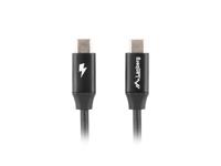 Lanberg CA-CM-40CU-0018-BK USB-kabel, 1,8 m, USB 2.0, USB C, zwart - thumbnail